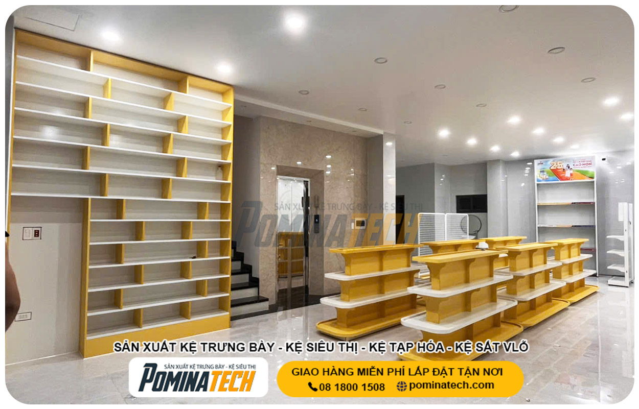 Xưởng Sản Xuất Kệ Trưng Bày Tại P. Nhiêu Lộc Tp. HCM Uy Tín Giá Rẻ