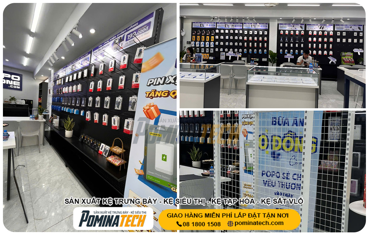 Xưởng Sản Xuất Kệ Trưng Bày Tại P. Phú Mỹ Tp. HCM Uy Tín Giá Rẻ