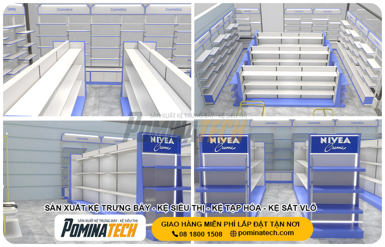 Xưởng Sản Xuất Kệ Trưng Bày Tại P. Phú Thọ Tp. HCM Uy Tín Giá Rẻ