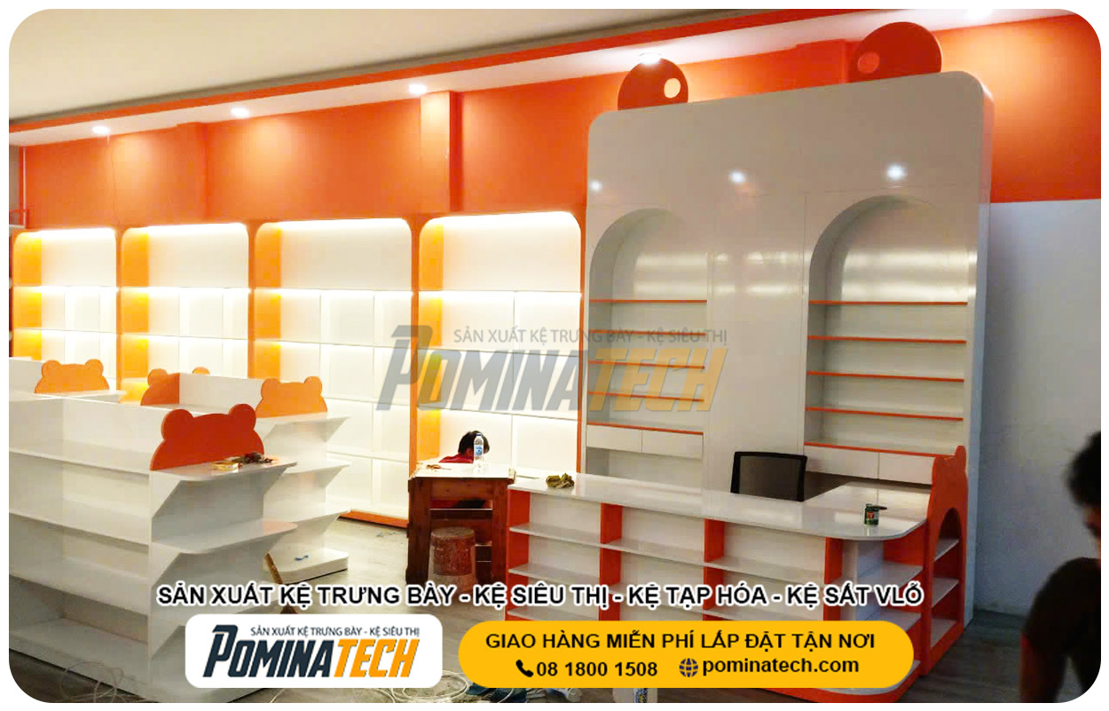 Xưởng Sản Xuất Kệ Trưng Bày Tại P. Phước Hậu Vĩnh Long Uy Tín Giá Rẻ