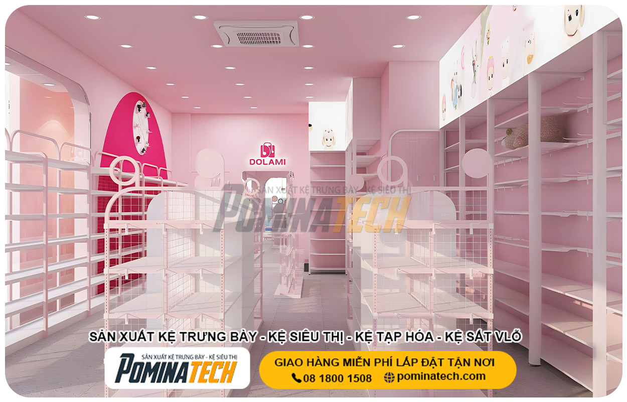 Xưởng Sản Xuất Kệ Trưng Bày Tại P. Tân Hưng Tp. HCM Uy Tín Giá Rẻ