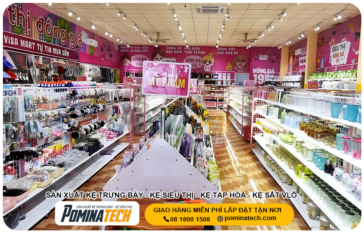 Xưởng Sản Xuất Kệ Trưng Bày Tại P. Tân Phước Tp. HCM Uy Tín Giá Rẻ