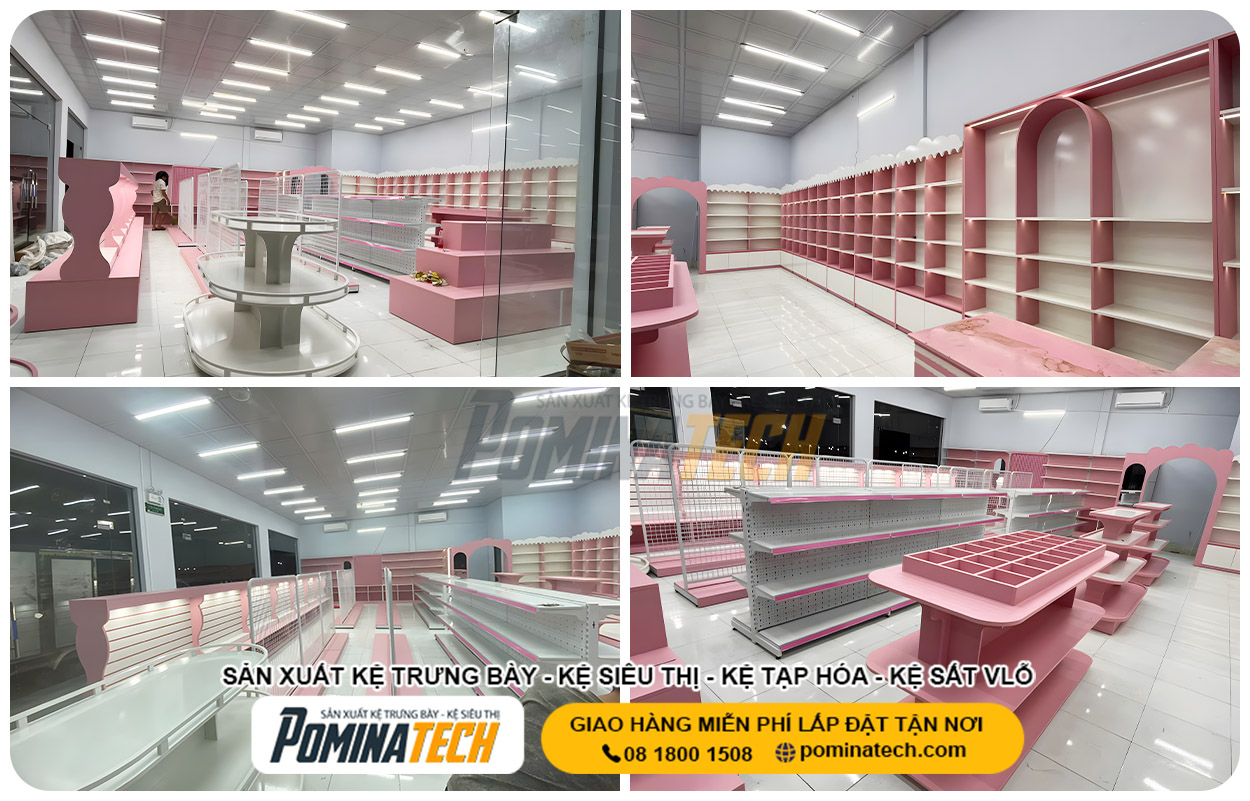 Xưởng Sản Xuất Kệ Trưng Bày Tại P. Tân Sơn Hòa Tp. HCM Uy Tín Giá Rẻ