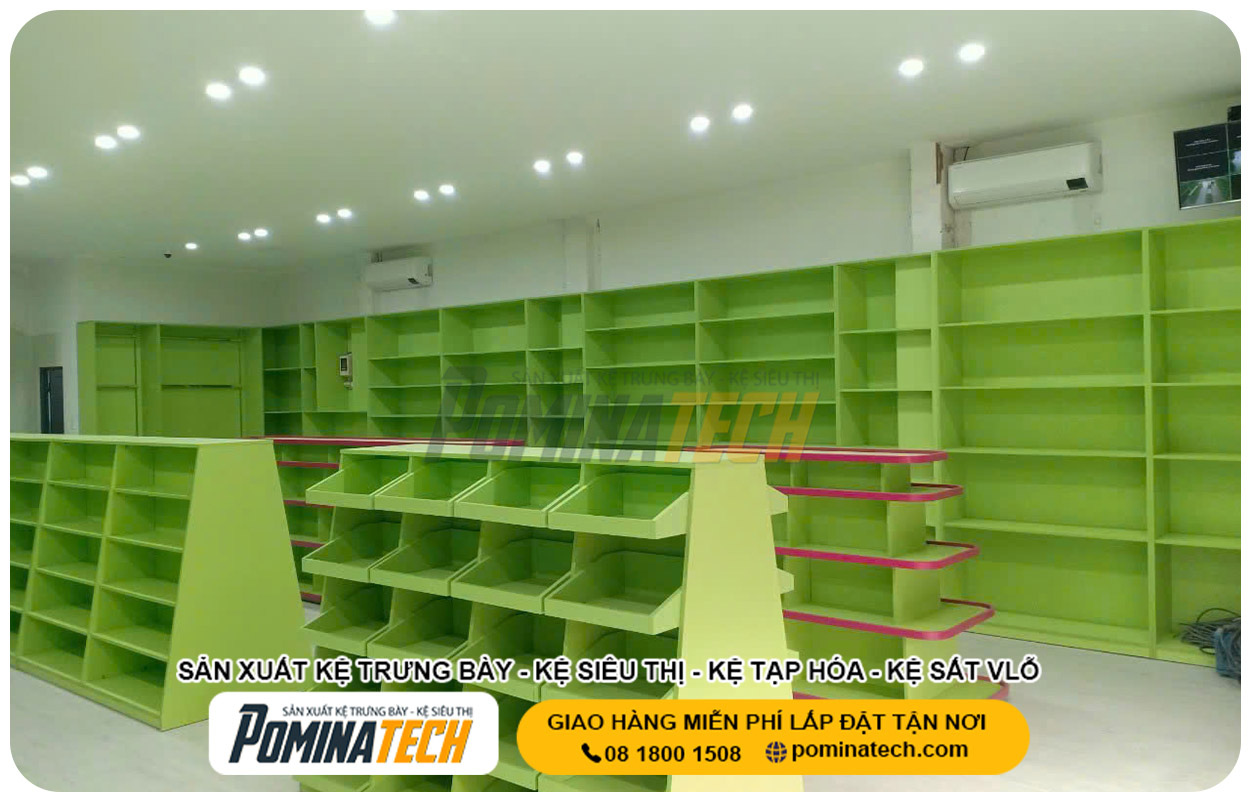 Xưởng Sản Xuất Kệ Trưng Bày Tại P. Tân Sơn Nhì Tp. HCM Uy Tín Giá Rẻ