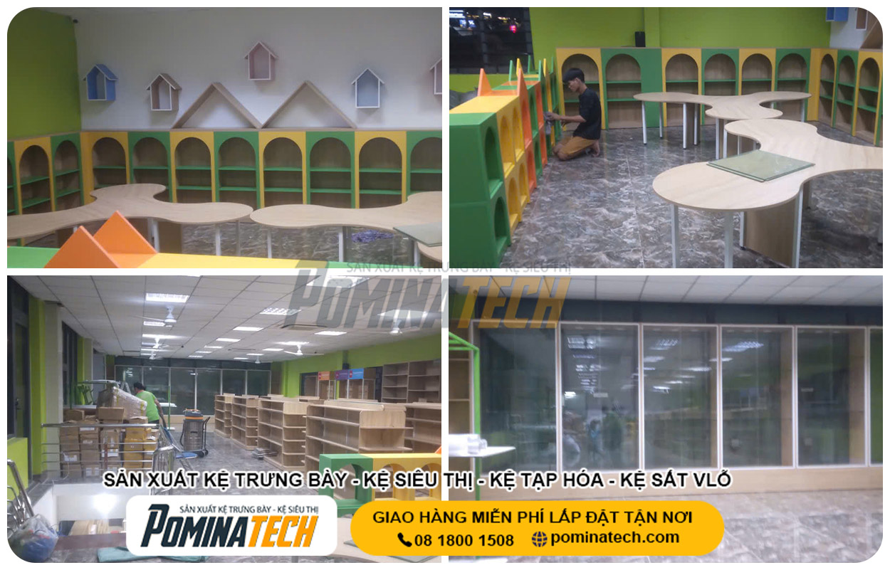 Xưởng Sản Xuất Kệ Trưng Bày Tại P. Tân Sơn Nhì Tp. HCM Uy Tín Giá Rẻ