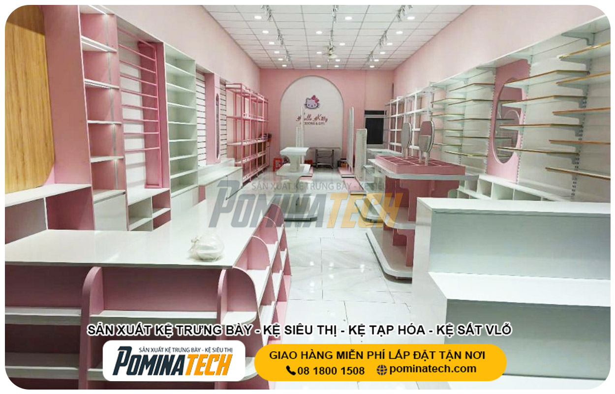 Xưởng Sản Xuất Kệ Trưng Bày Tại P. Tân Sơn Tp. HCM Uy Tín Giá Rẻ