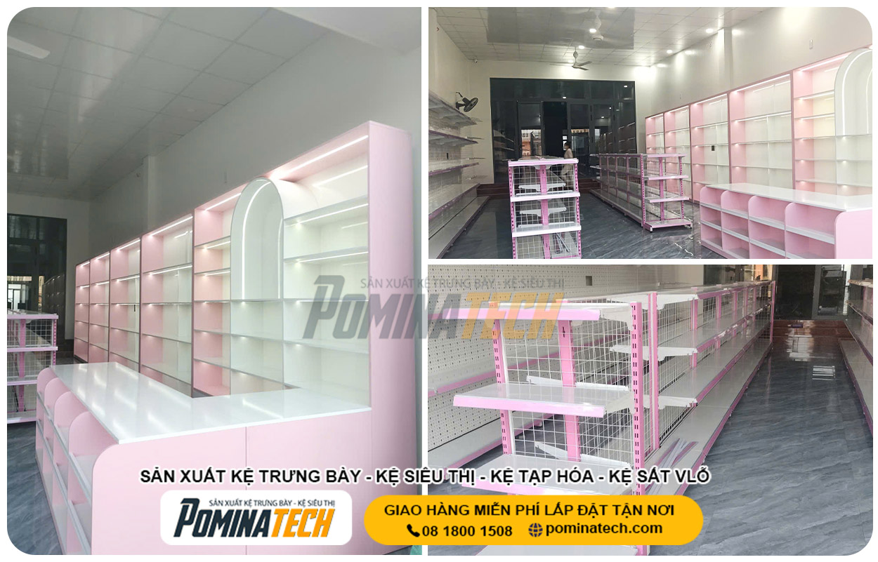 Xưởng Sản Xuất Kệ Trưng Bày Tại P. Tân Thuận Tp. HCM Uy Tín Giá Rẻ