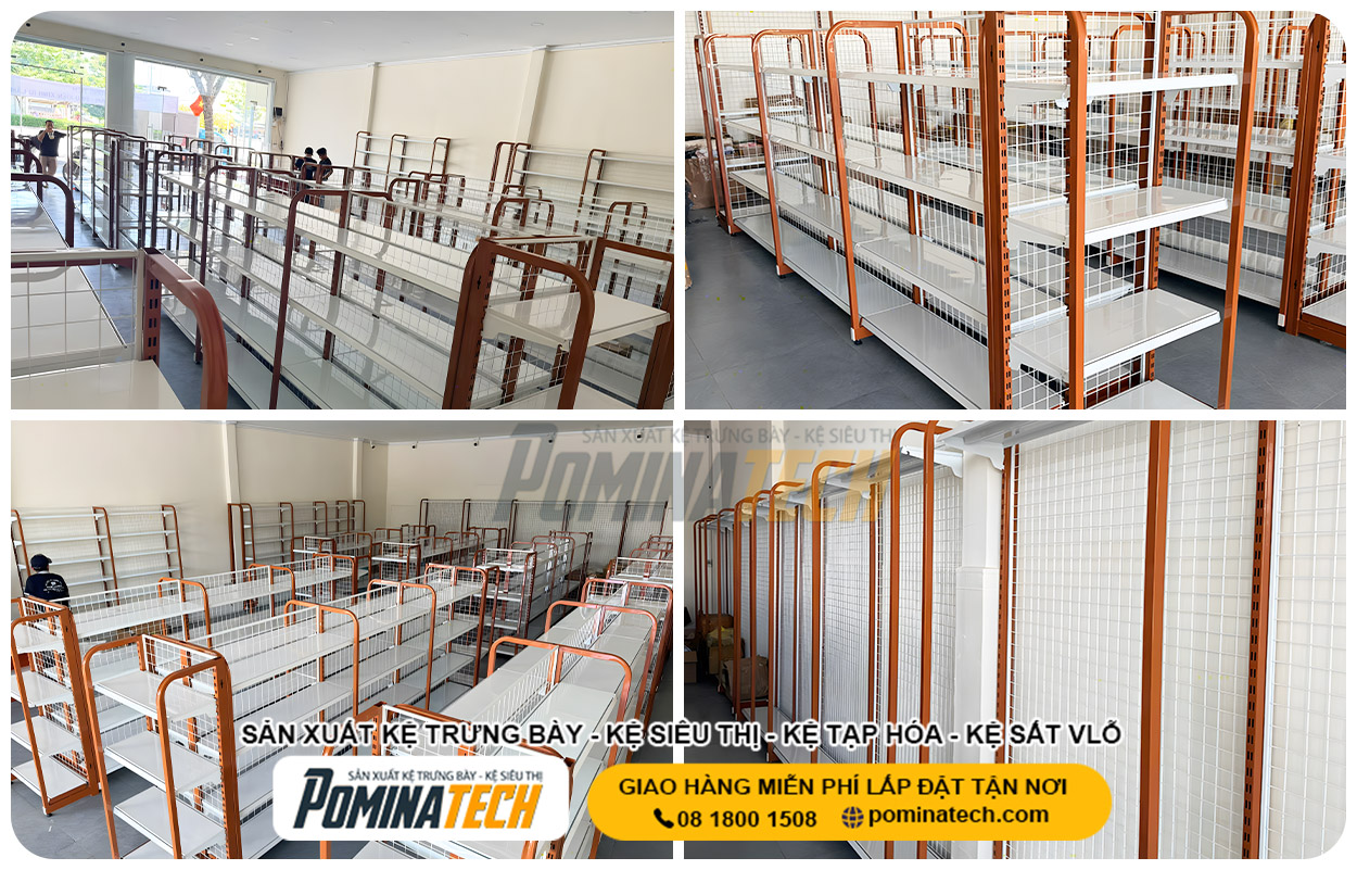 Xưởng Sản Xuất Kệ Trưng Bày Tại P. Thanh Đức Vĩnh Long Uy Tín Giá Rẻ