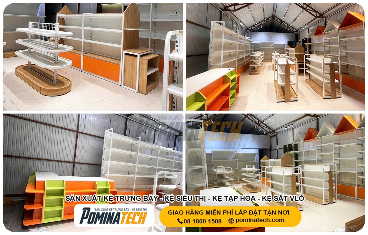 Xưởng Sản Xuất Kệ Trưng Bày Tại P. Thới An Tp. HCM Uy Tín Giá Rẻ