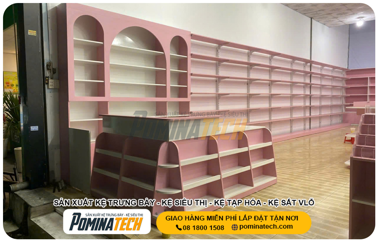 Xưởng Sản Xuất Kệ Trưng Bày Tại P. Thuận Giao Tp. HCM Uy Tín Giá Rẻ