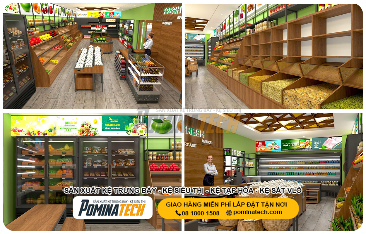 Xưởng Sản Xuất Kệ Trưng Bày Tại P. Trà Vinh Vĩnh Long Uy Tín Giá Rẻ